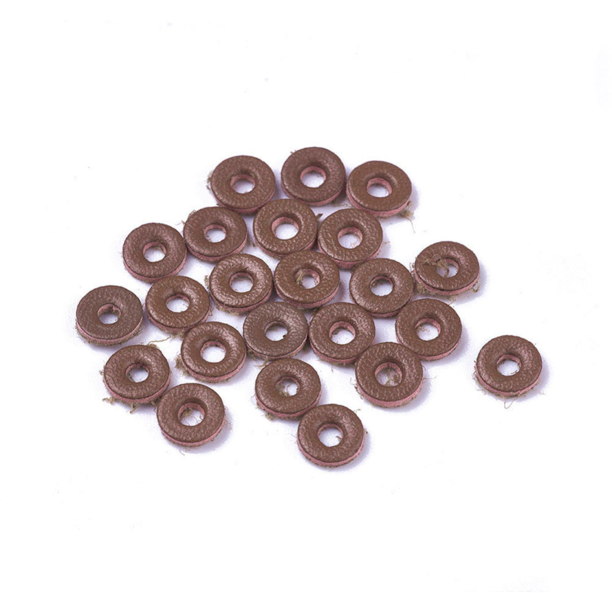 6mm Leather Washers (50)