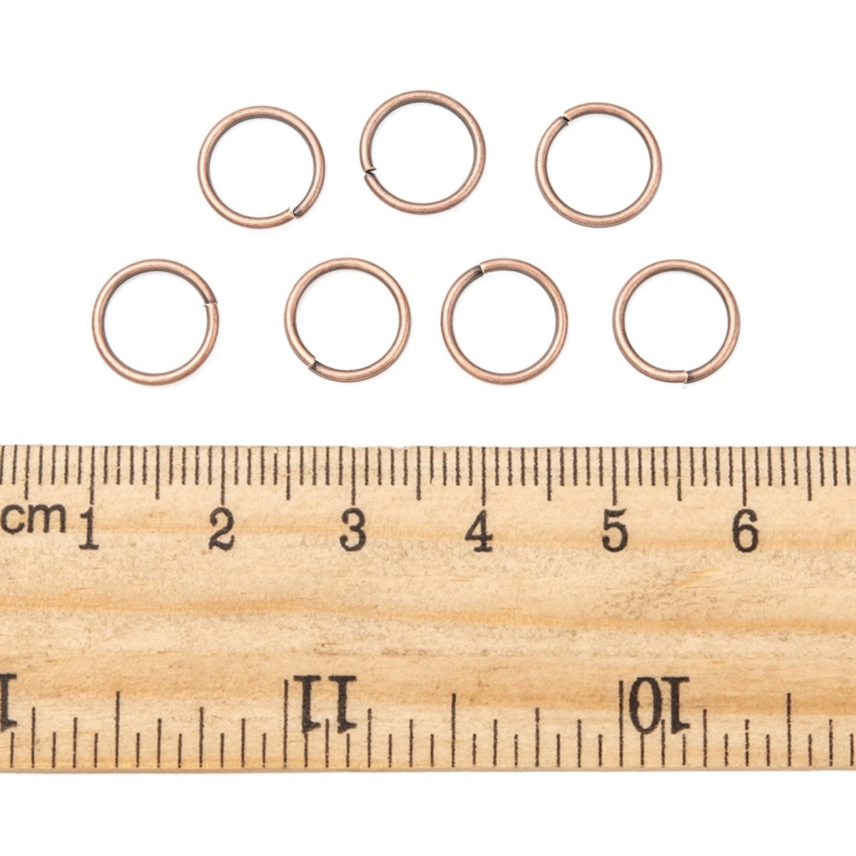 10x1mm Jumprings (100) - Ancient Brass