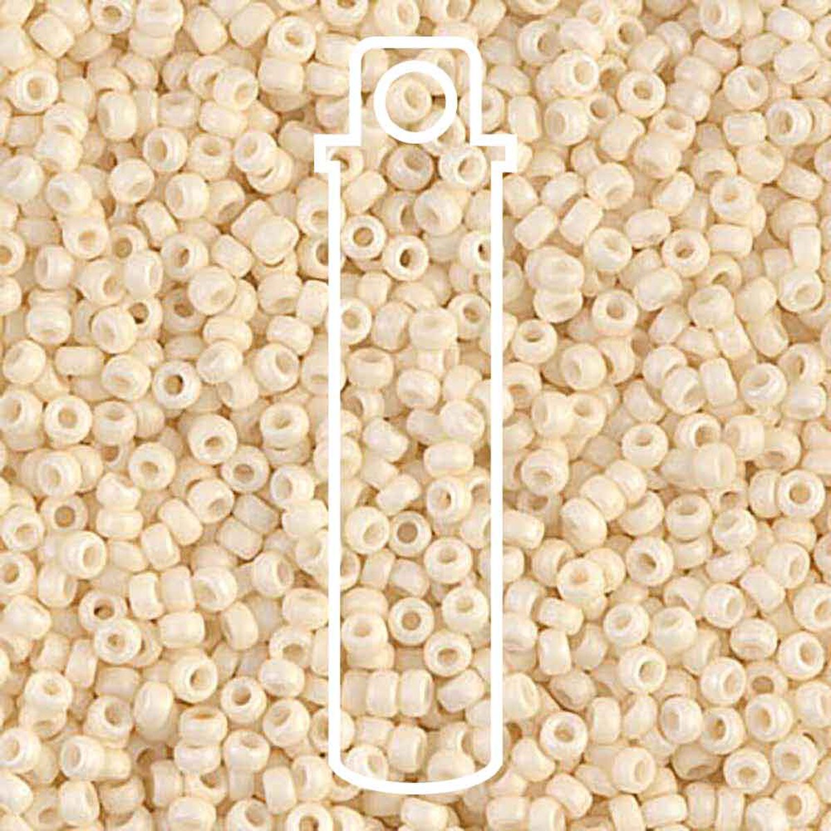 11/0 (#92021) Cream Opaque Matte - 23g Tube