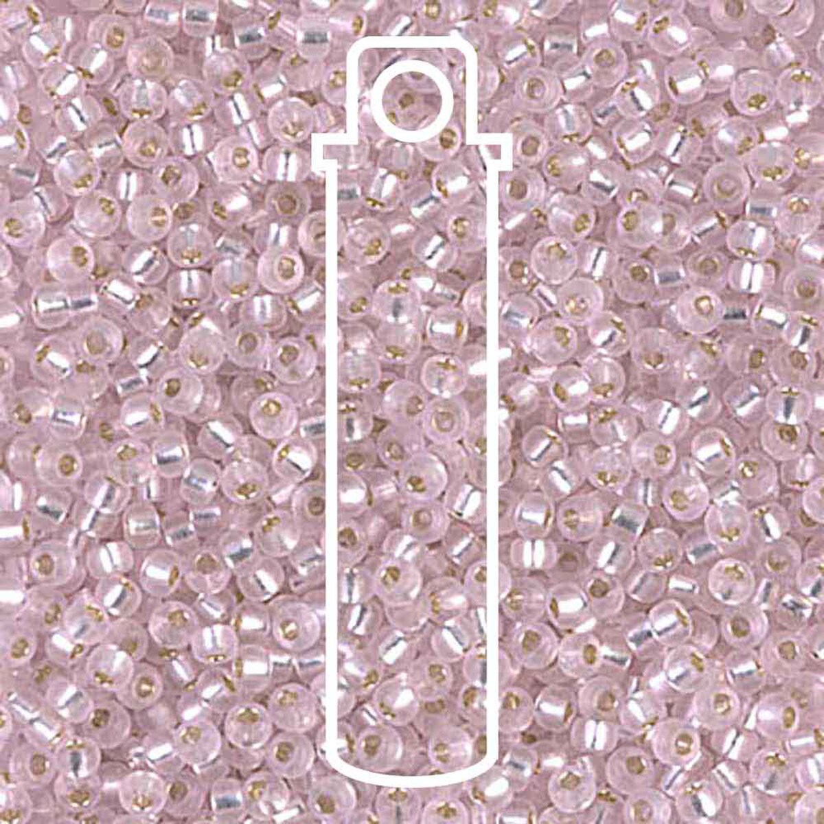 11/0 (#922) Pink Silverlined - 24g Tube