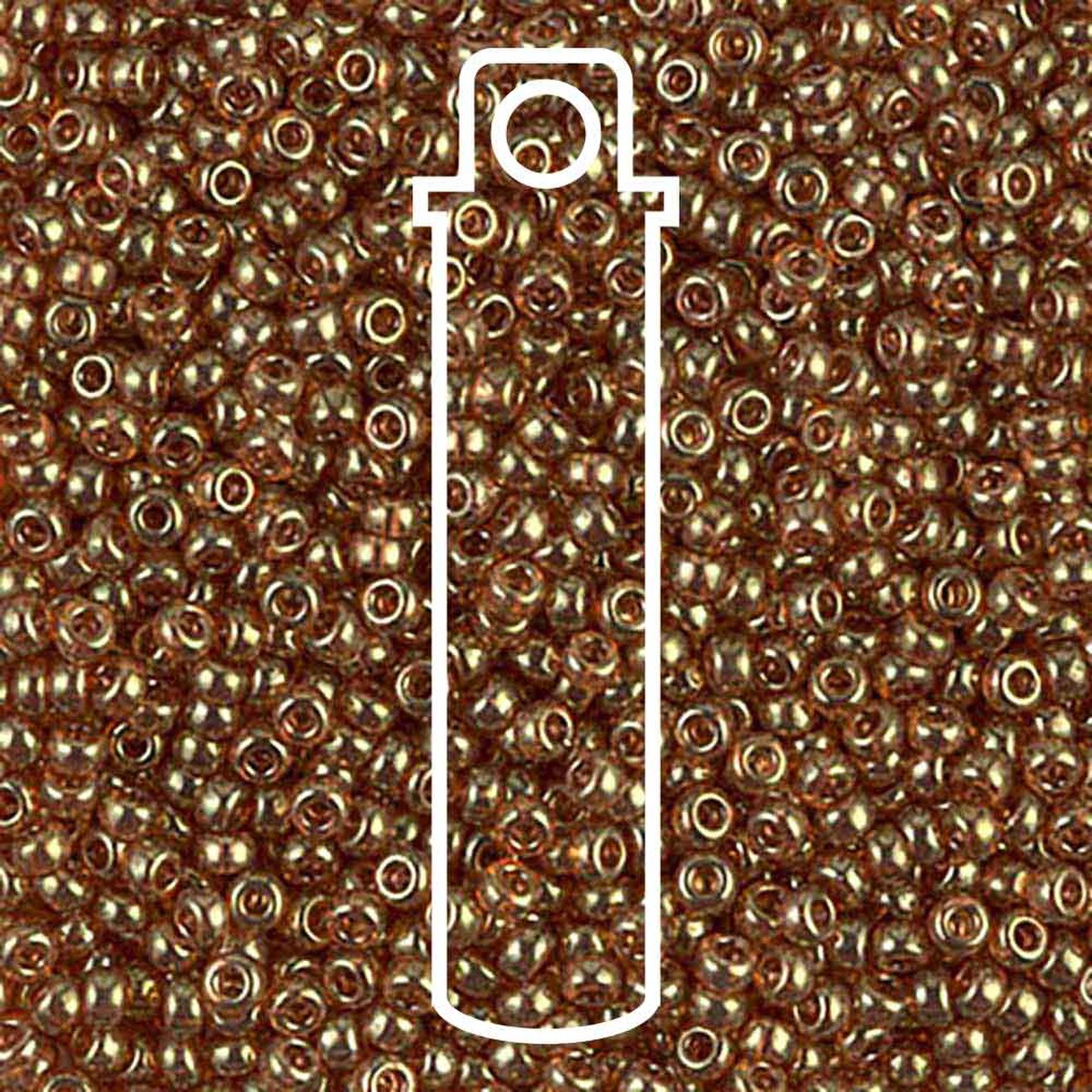 11/0 (#9311) Topaz Gold Lustre - 23.5g Tube