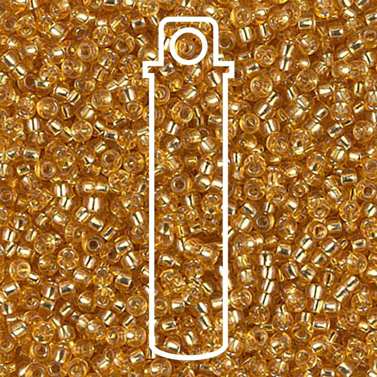 11/0 (#94) Gold Dark Silverlined - 23g Tube