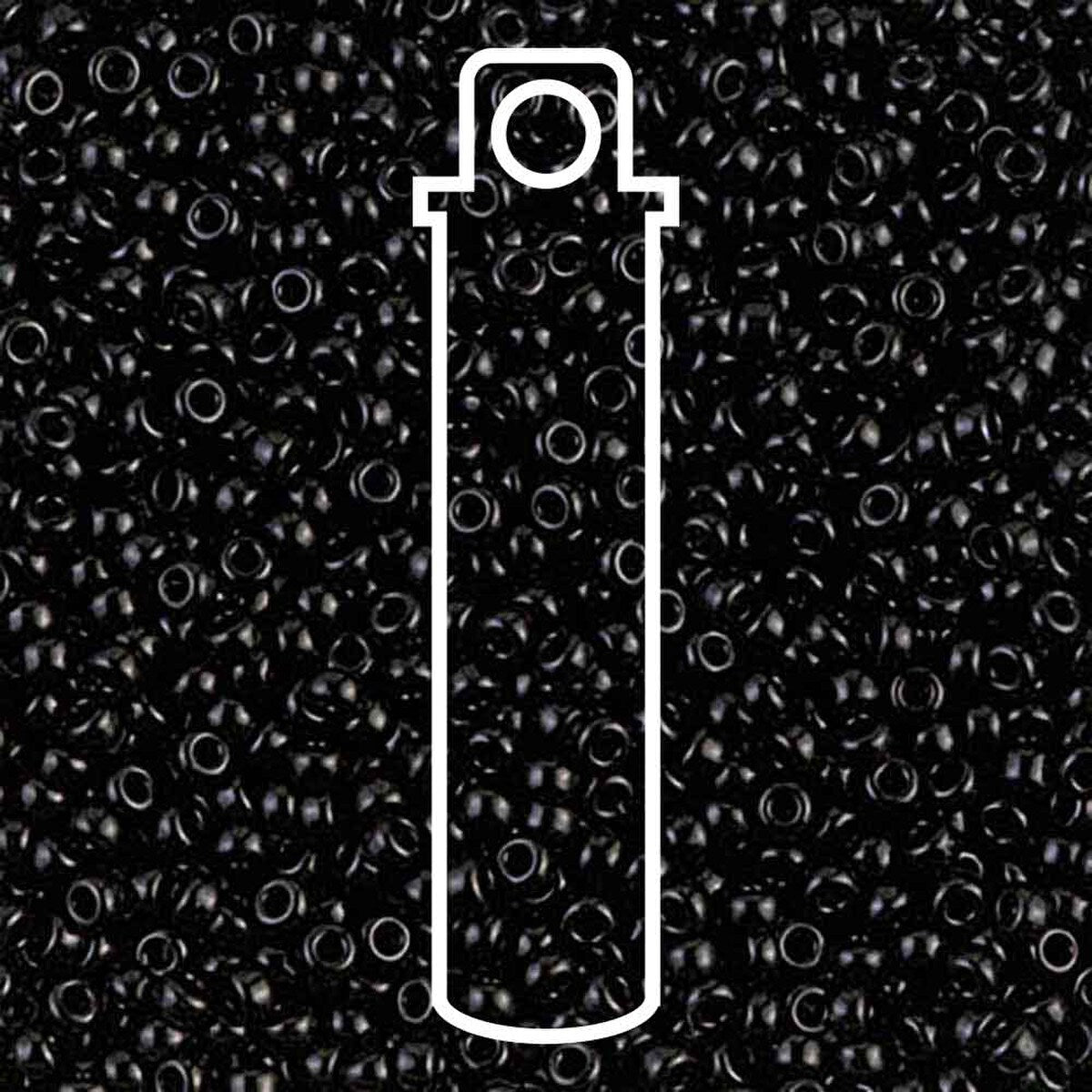 11/0 (#9401) Black Opaque - 24g Tube