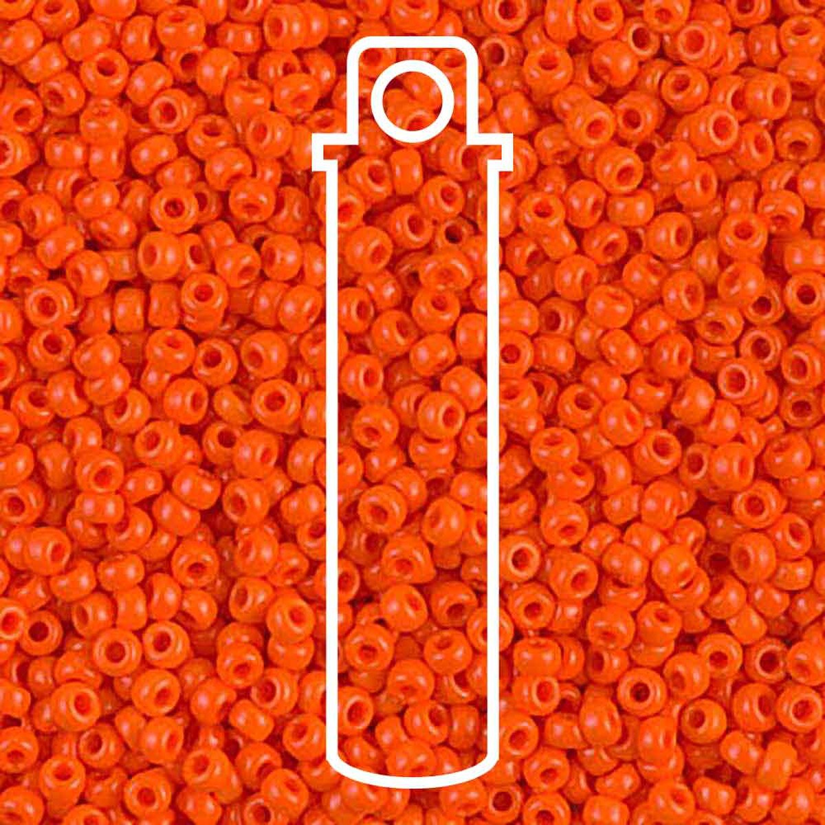 11/0 (#9406) Opaque Orange - 23.5g Tube