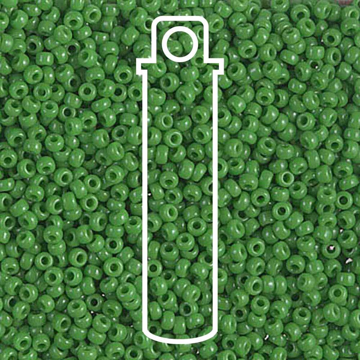 11/0 (#9411) Jade Green Opaque - 23g Tube