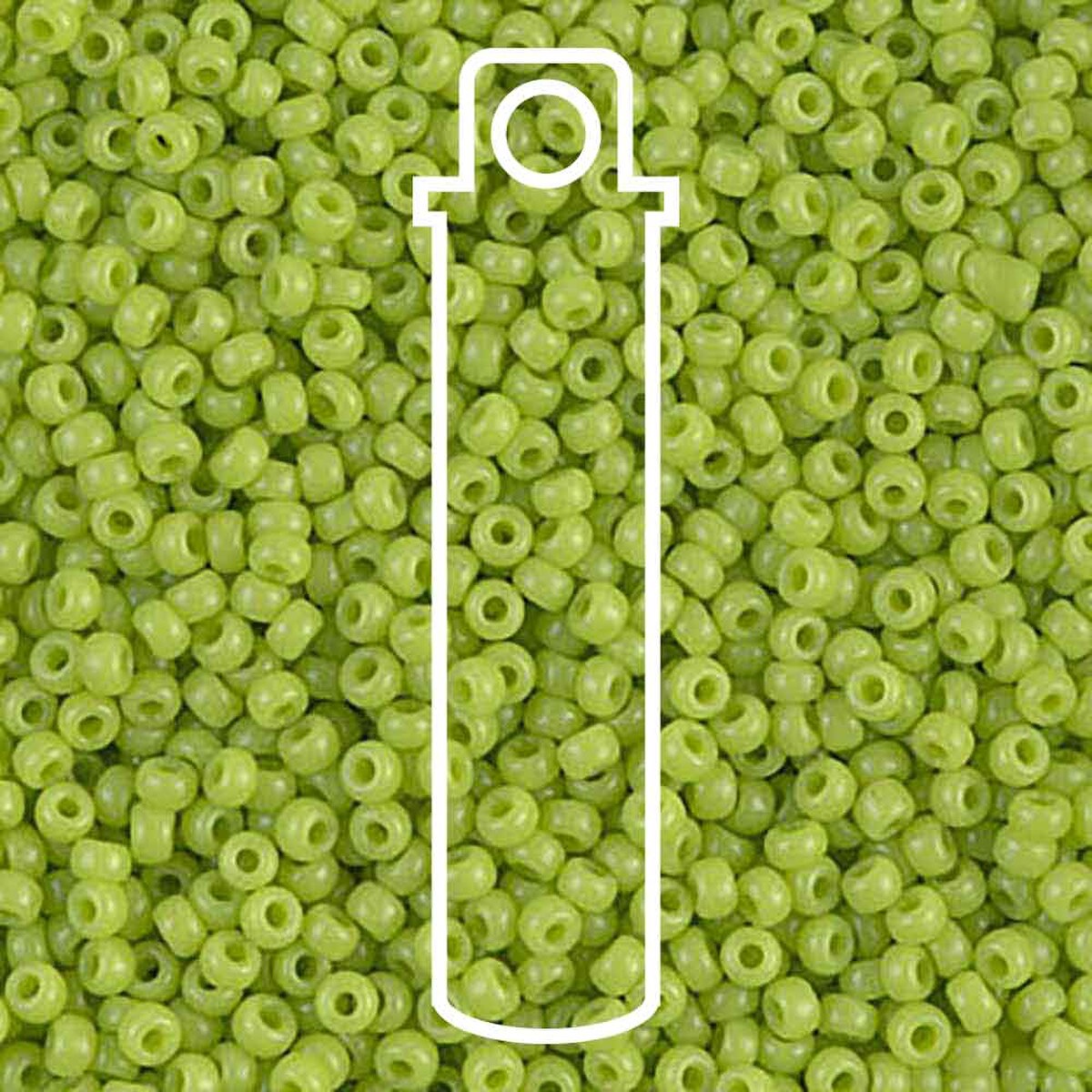 11/0 (#9416) Chartreuse Green Opaque - 23g Tube