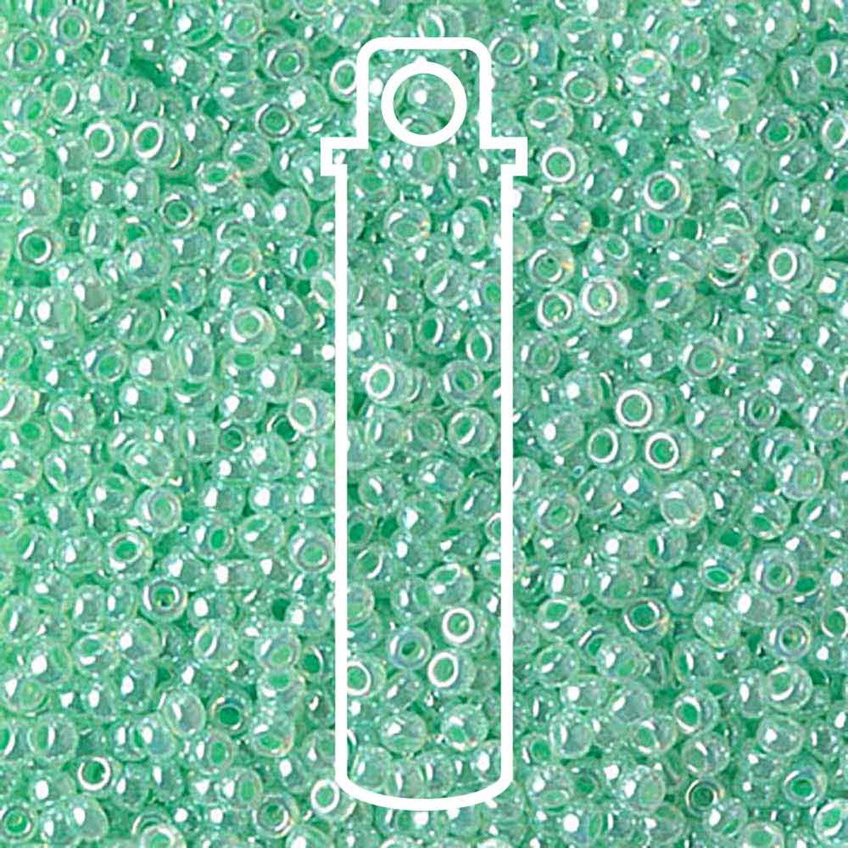 11/0 (#9520) Mint Green Ceylon - 24g Tube