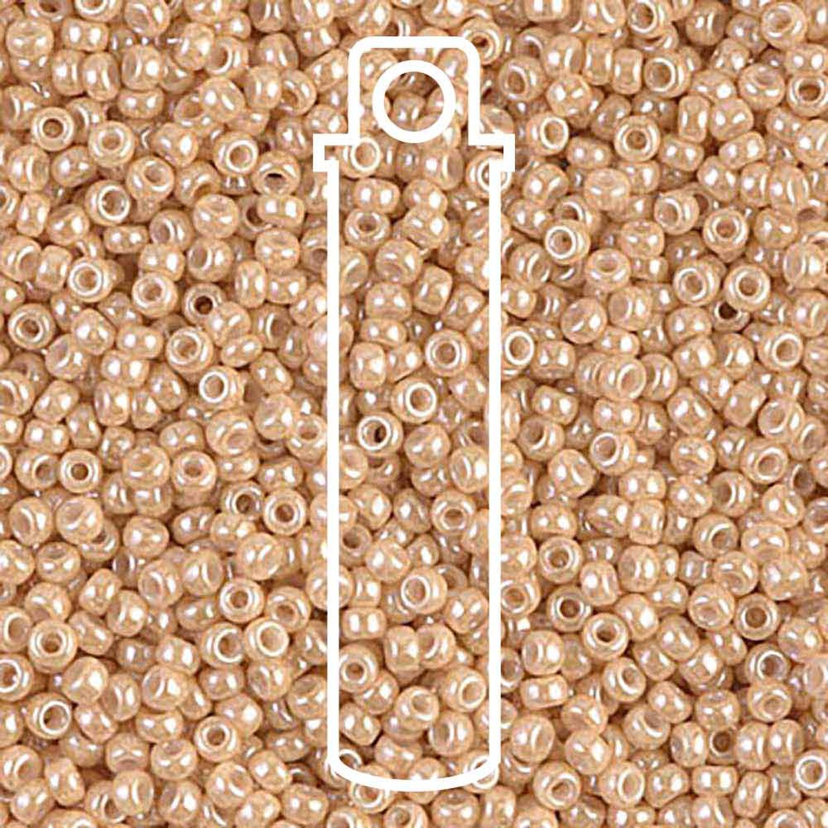 11/0 (#9593) Dark Beige Ceylon - 23g Tube