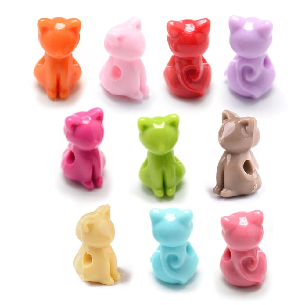 Kitten Beads (10) - Mixed Colours