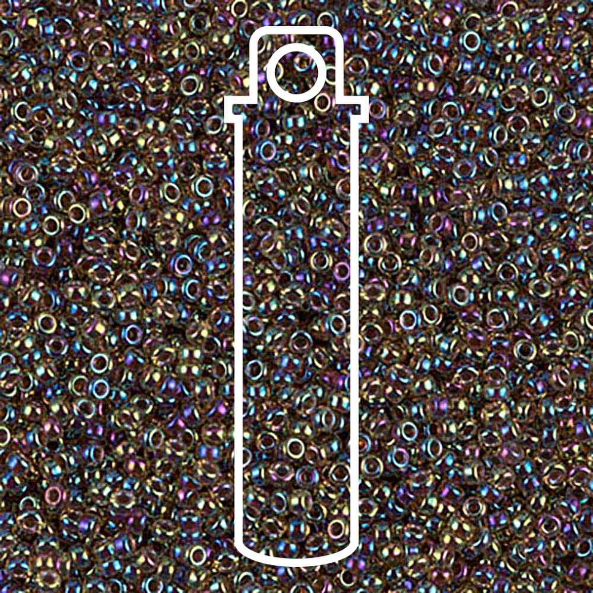 15/0 (#92213) Lined Root Beer - 10g Tube