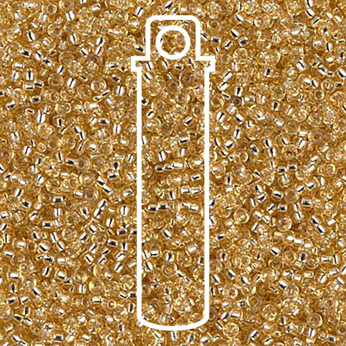 15/0 (#93) Gold Silverlined (like DBR 42) Qty: 8.2g Tube