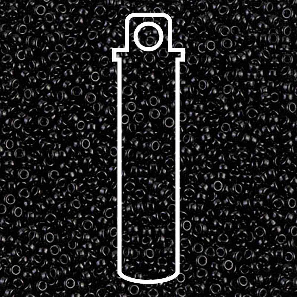 15/0 (#9401) Black Opaque - 10g Tube