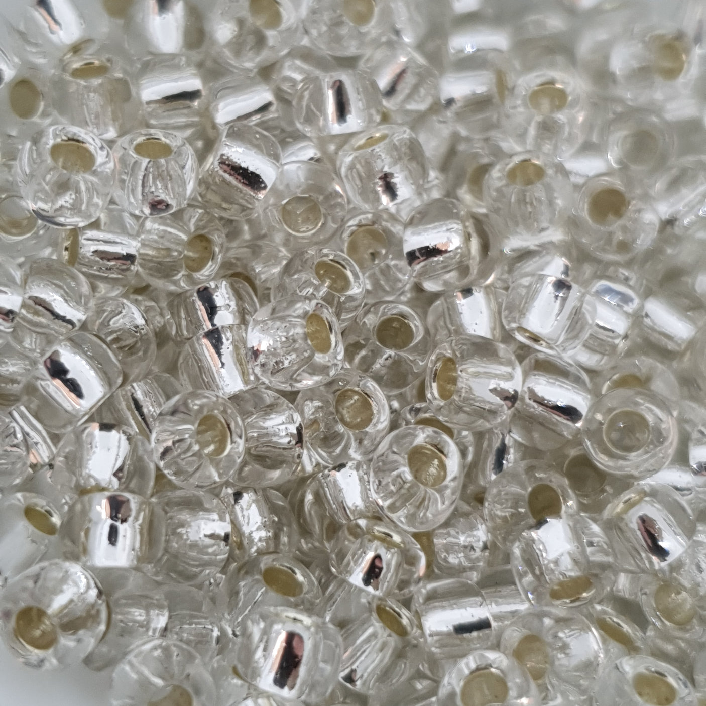 6/0 (#064) Silver (Clear) Silverlined - 20g Tube