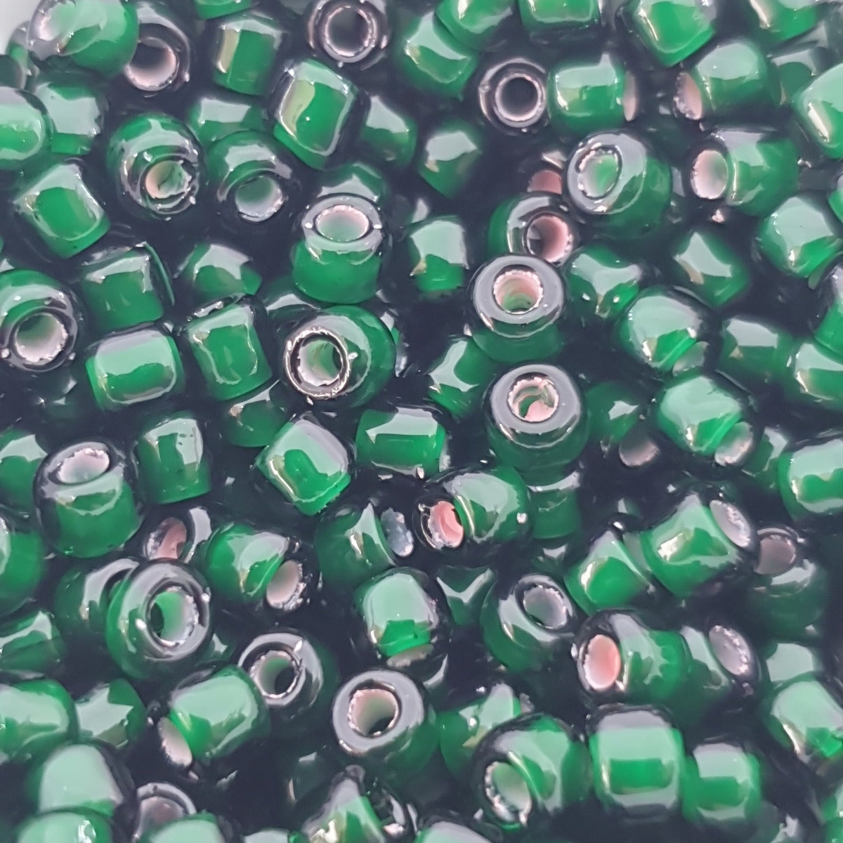 6/0 (#23/212) Fuchsia Lined Green - 20g Tube