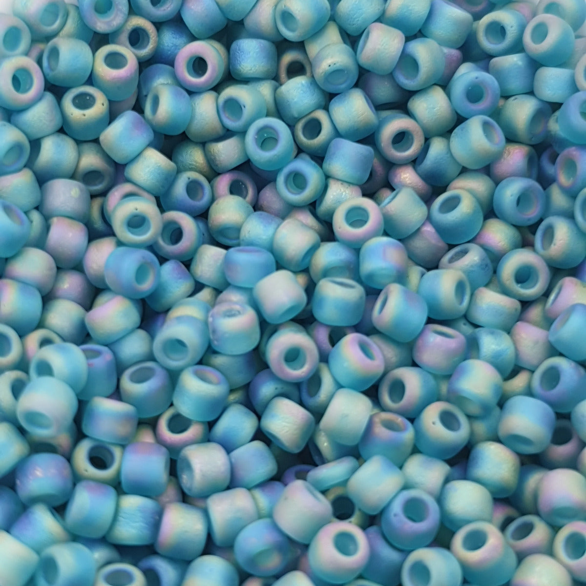 8/0 (#21fab)Teal Frosted AB - 22g Tube