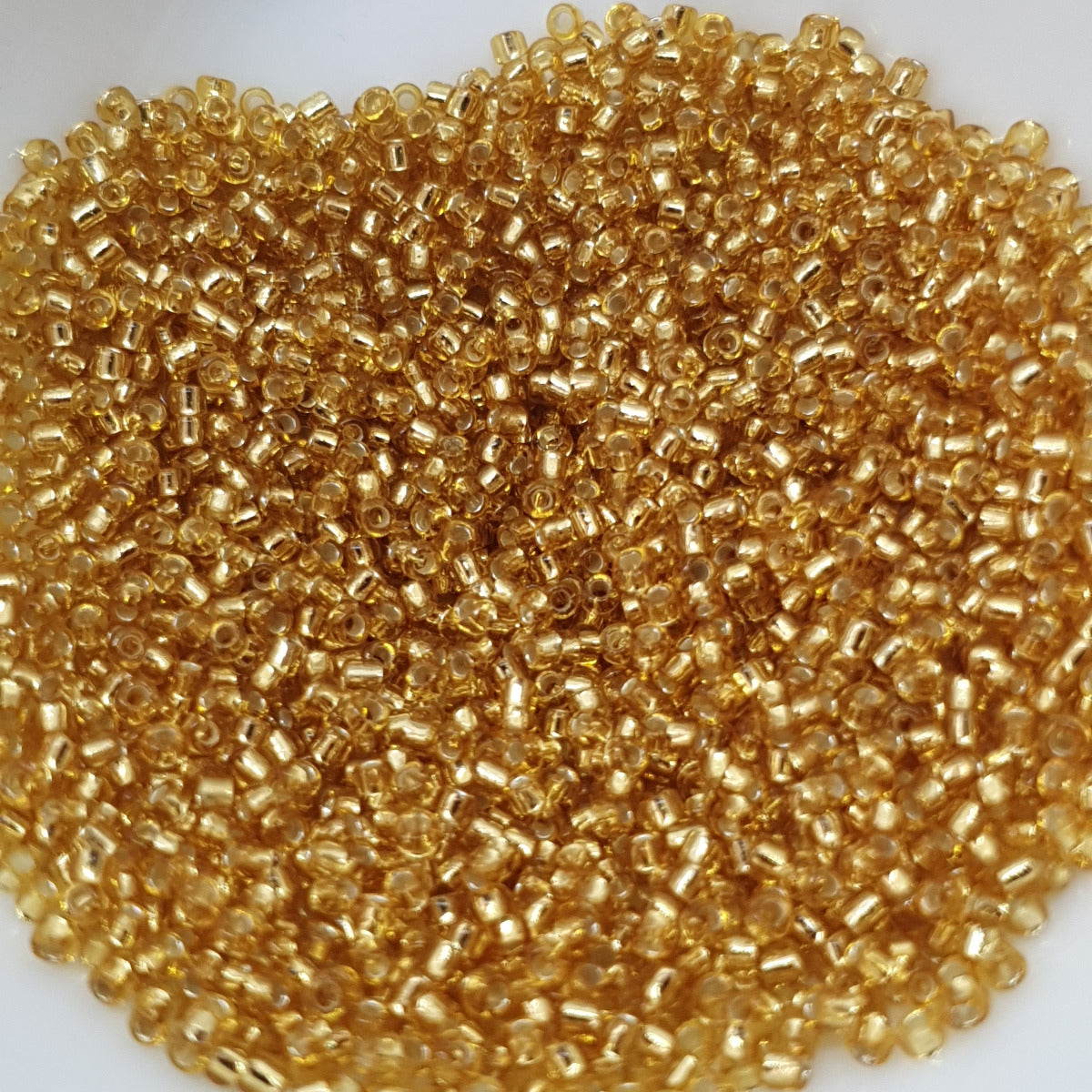 15/0 (#32) Gold Silverlined - 10g Tube