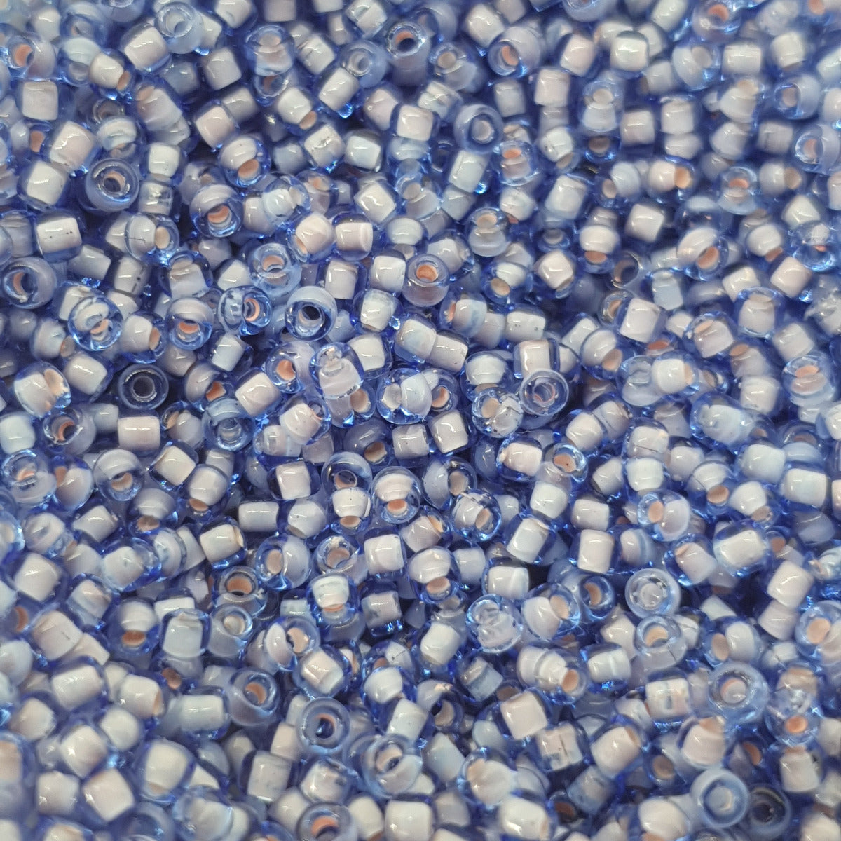 12/0 (#13/212) Light Pink Lined Light Sapphire - 24g Tube