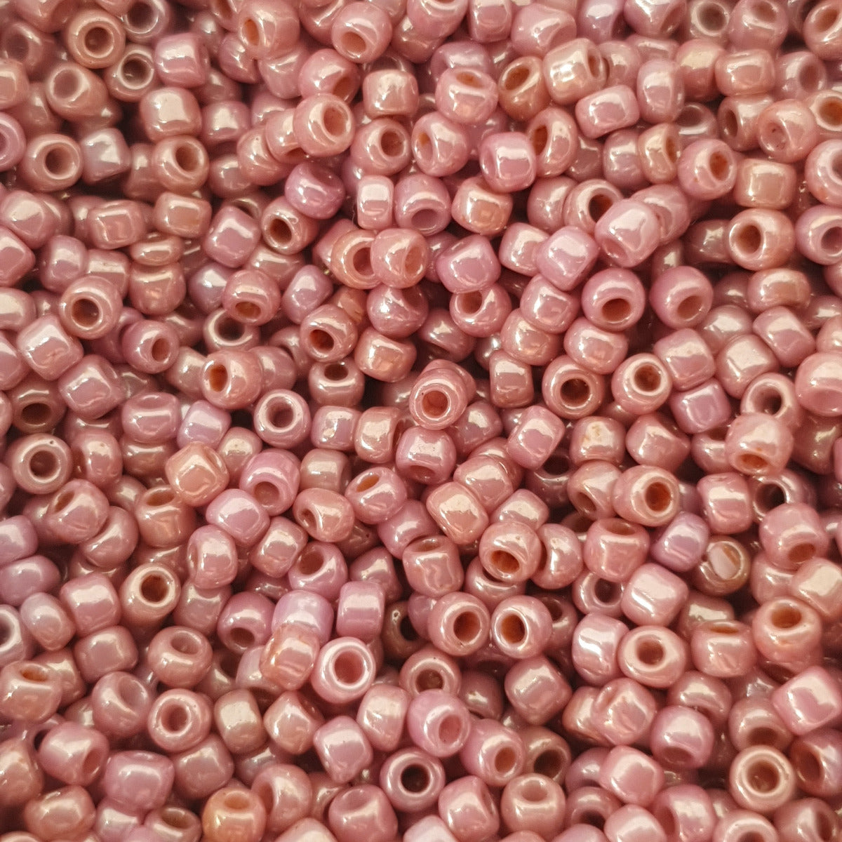 12/0 (#882) Musk Pink Opaque Gold Lustre - 22g Tube