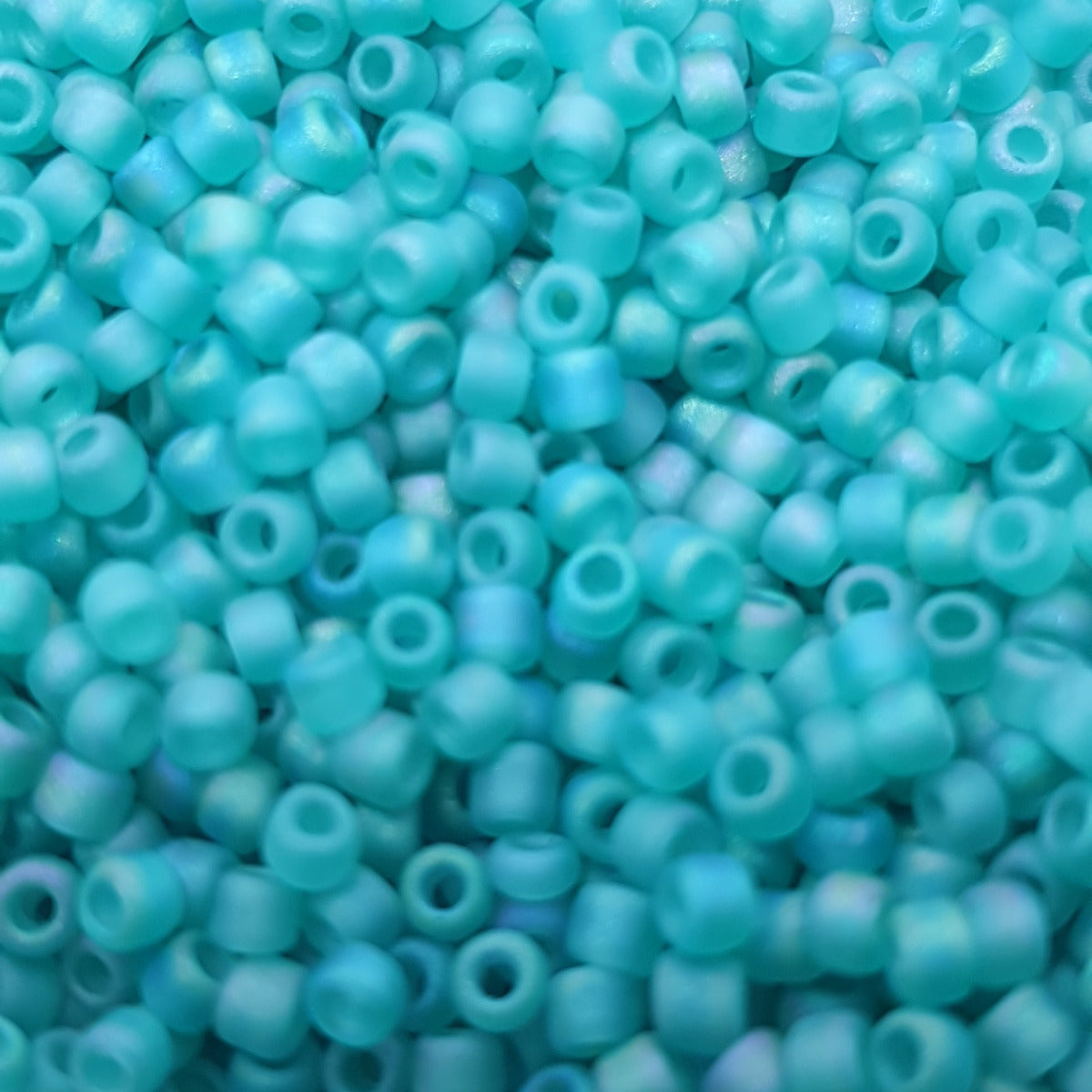 12/0 (#20fab) Light Green Frosted AB - 23g Tube