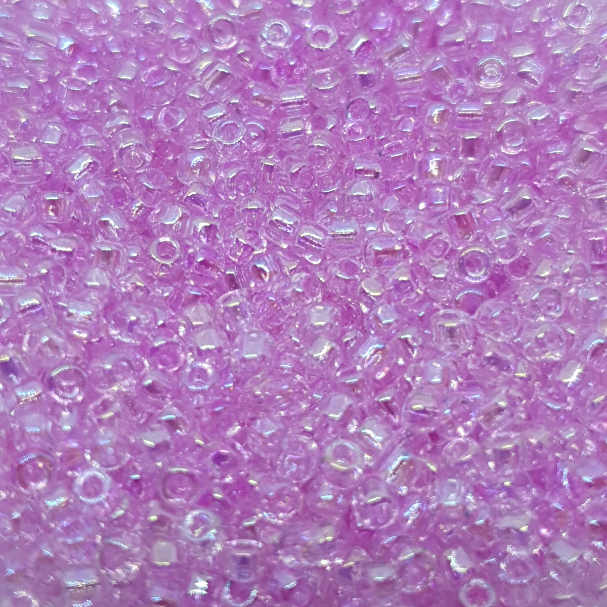 12/0 (#308) Transparent Pink Rainbow - 24g Tube