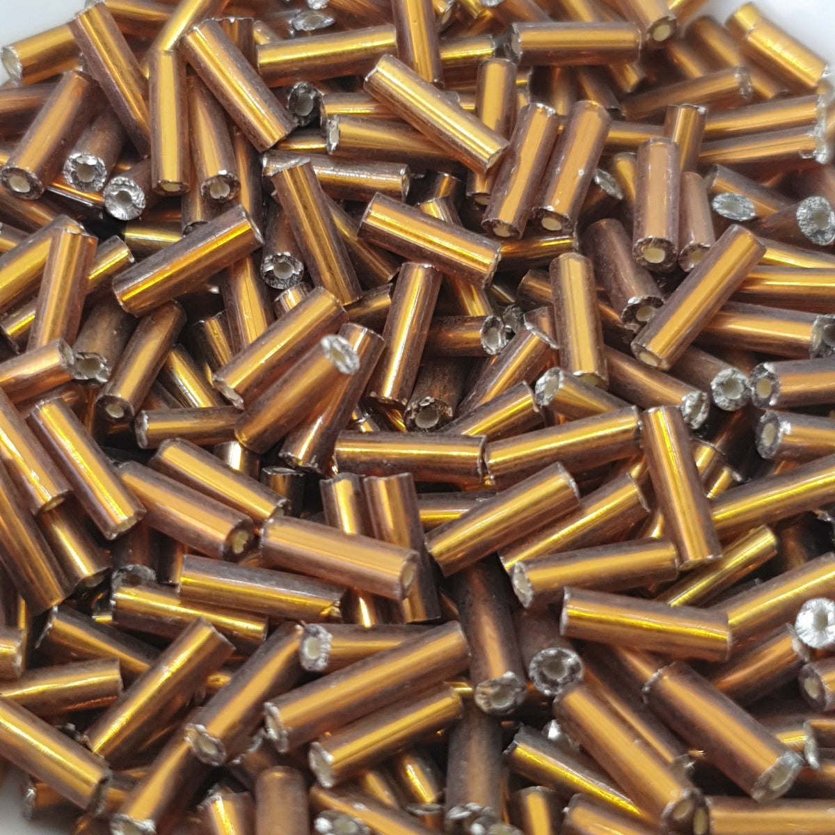 Cola - 6mm Silverlined (50g) - Bugle Seed Beads