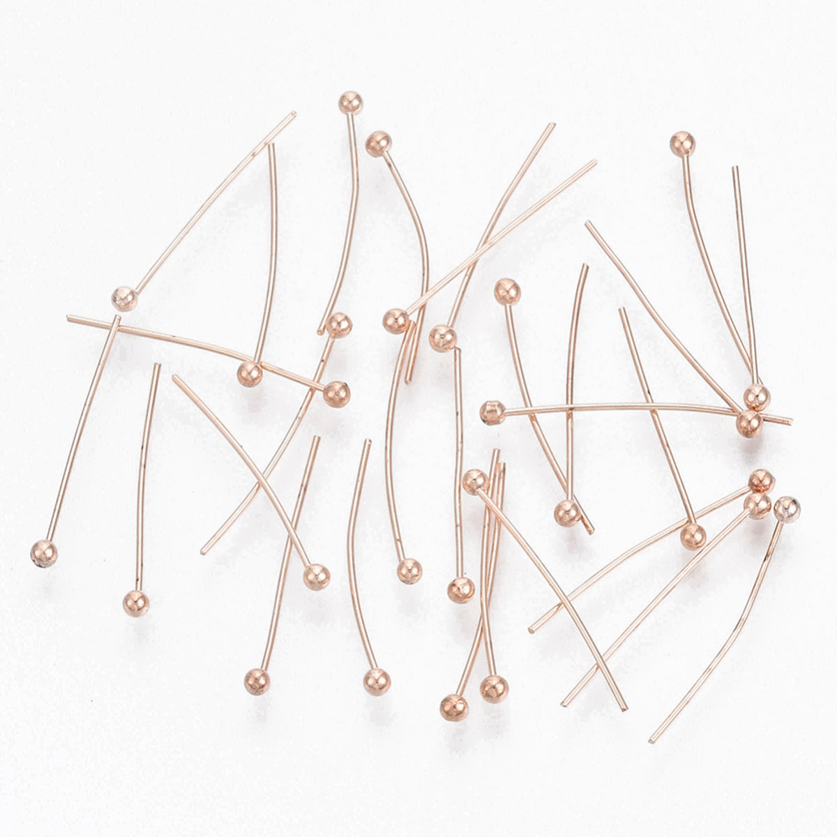 20mm Headpin w. Ball - Rose Gold