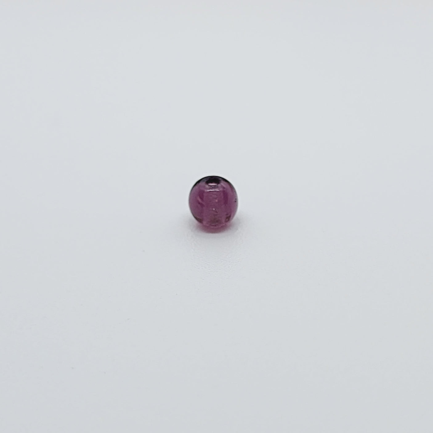 4mm Round (500) - Dark Amethyst Transparent - Vintage Czech Glass Beads