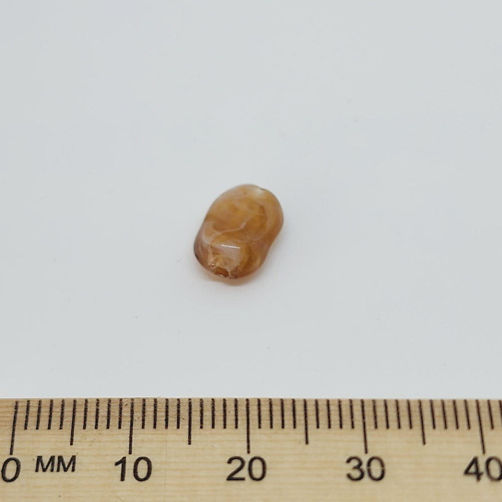 10x7mm Rice Chip (50) - Jasper - Gemstone Look Vintage Lucite Beads