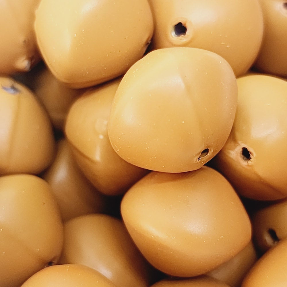 12x14mm Rondelle (50) - Terracotta - Pottery Look Lucite Beads - Matte