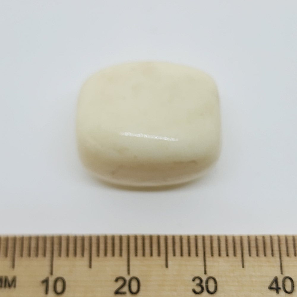 20x16mm Rectangle (10) - Ivory - Bakelite Vintage Beads