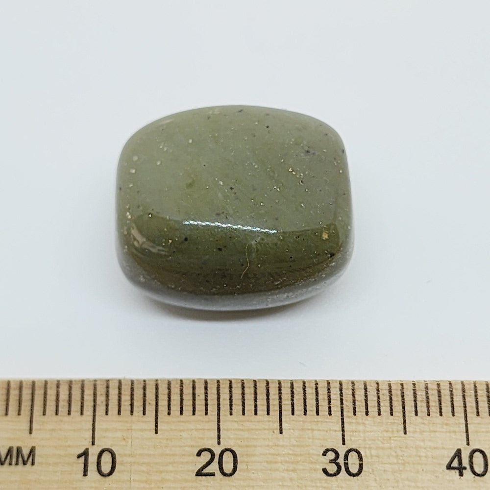 20x16mm Rectangle (10) - Khaki - Bakelite Vintage Beads