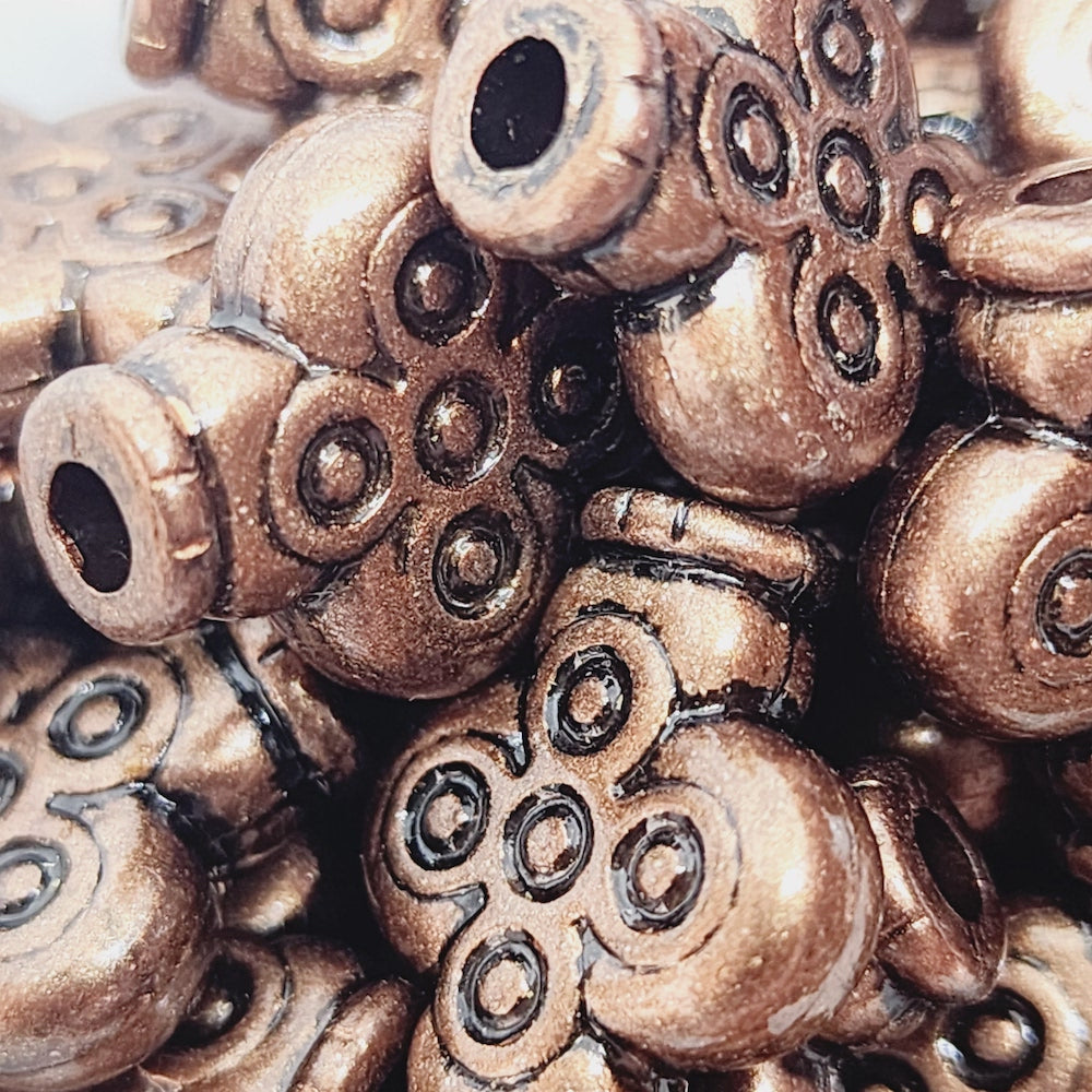 18x14mm Cross (10) - Ancient Brass - Moroccan Style Vintage Beads