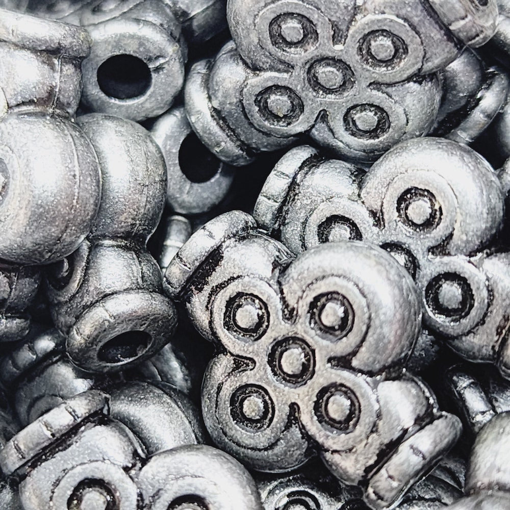 18x14mm Cross (10) - Pewter - Moroccan Style Vintage Beads