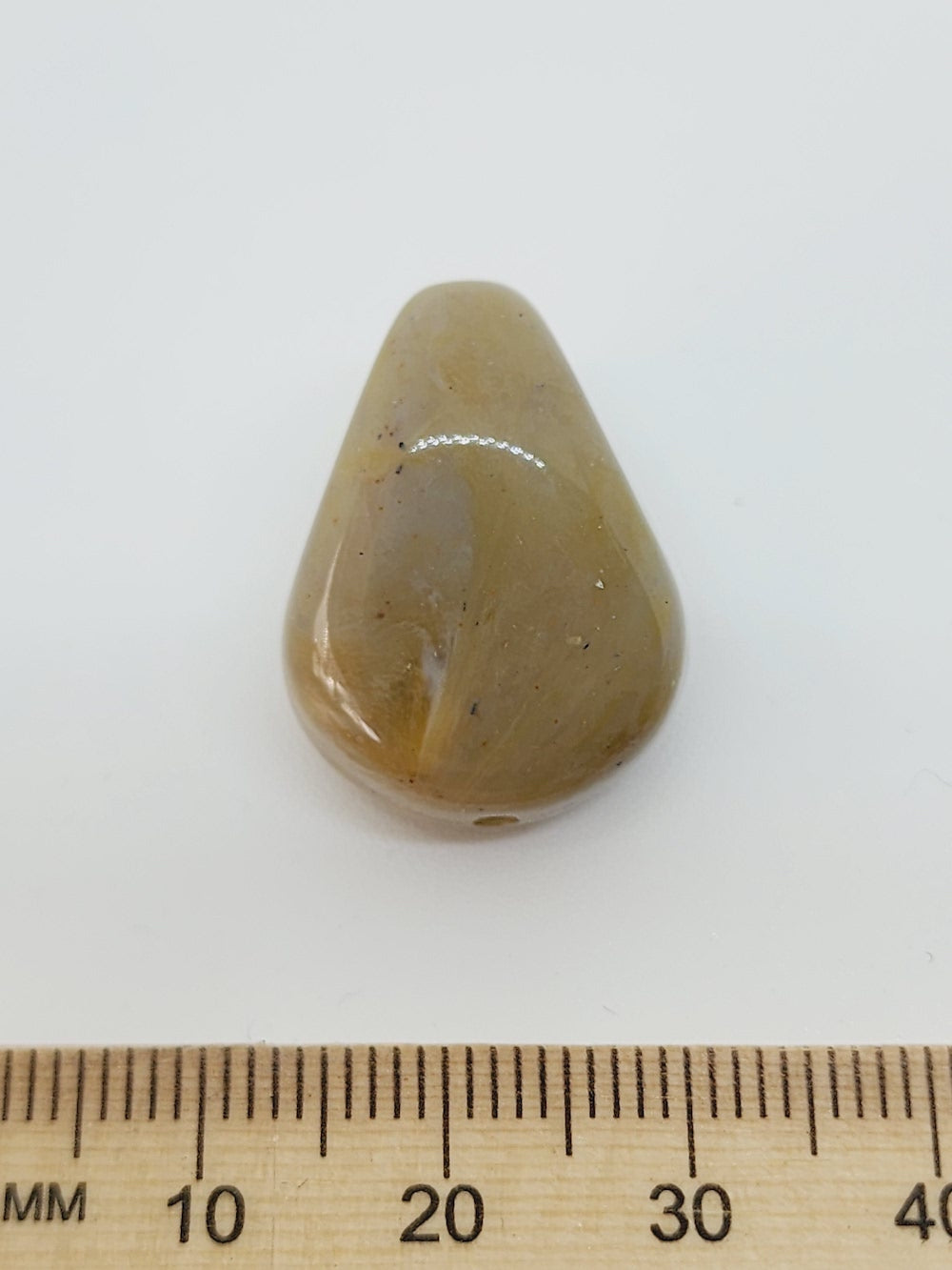 23.5x18 Nugget (10) - Light Brown - Bakelite Vintage Beads