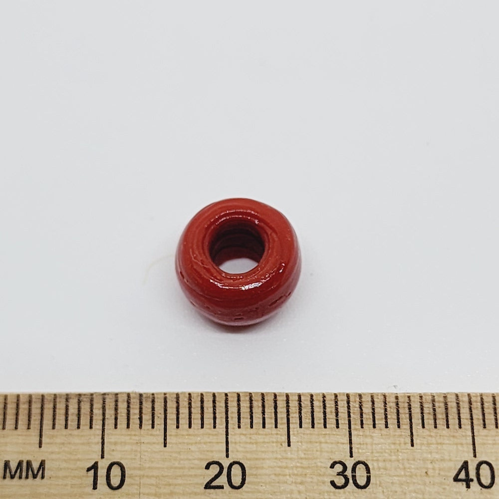 Red Opaque (100) - Vintage Glass Indian Pony Beads