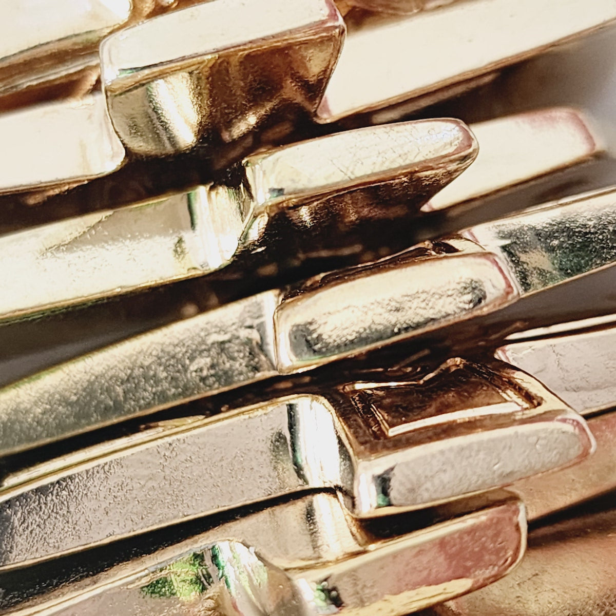 45x31mm Tribal Cross (10) - Gold - Vintage Metalised Pendants