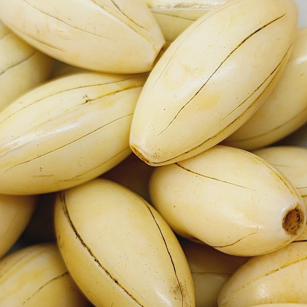 23x11mm Rice (25) - Antique Bone Look Vintage Beads