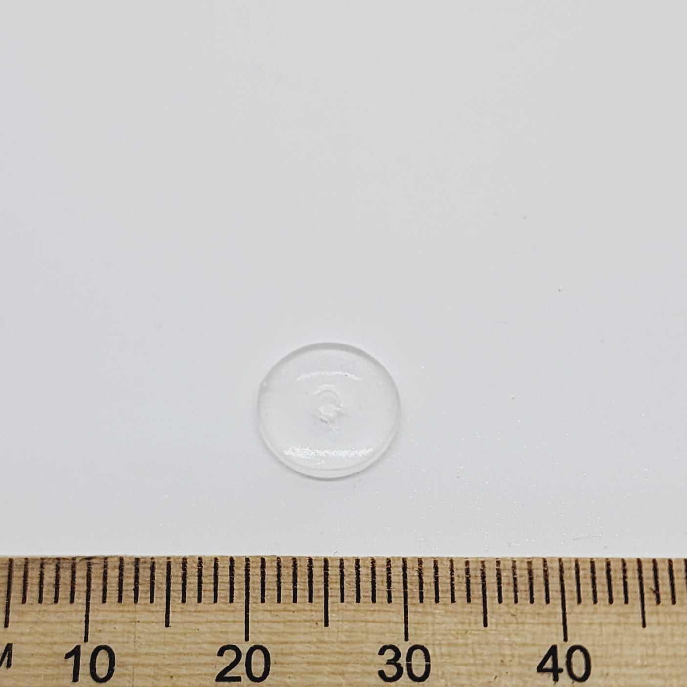 3x10mm Spacer Disc (50) - Transparent Clear - Vintage Lucite Beads