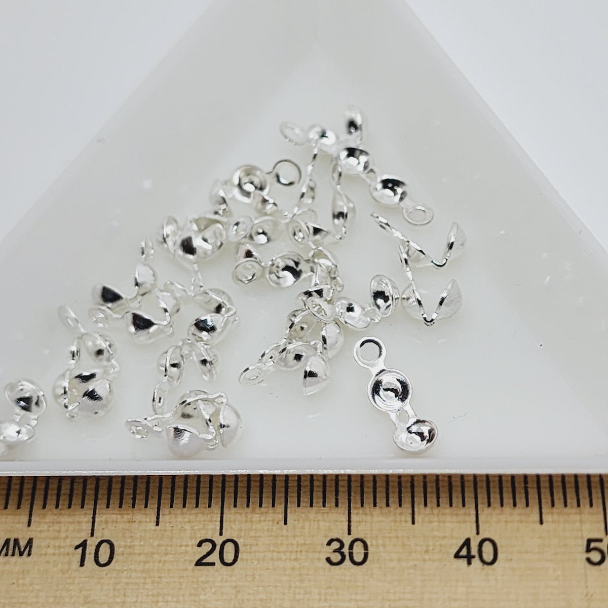 Charlotte Crimps w. Loop (50) - Silver