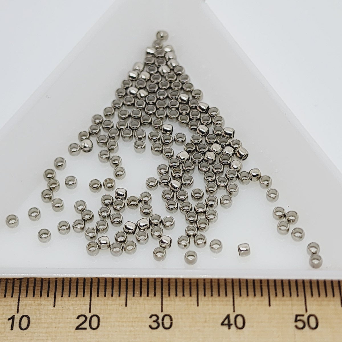 2mm Crimps (50) - Nickel