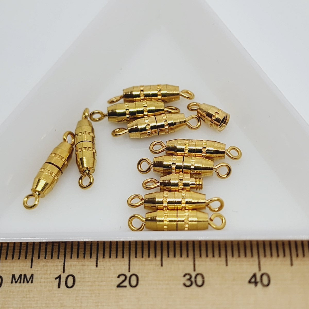 Screw/Barrel Clasps (10) - Gold