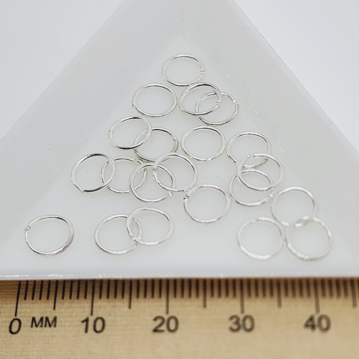 7mm Jumprings (100) - Silver