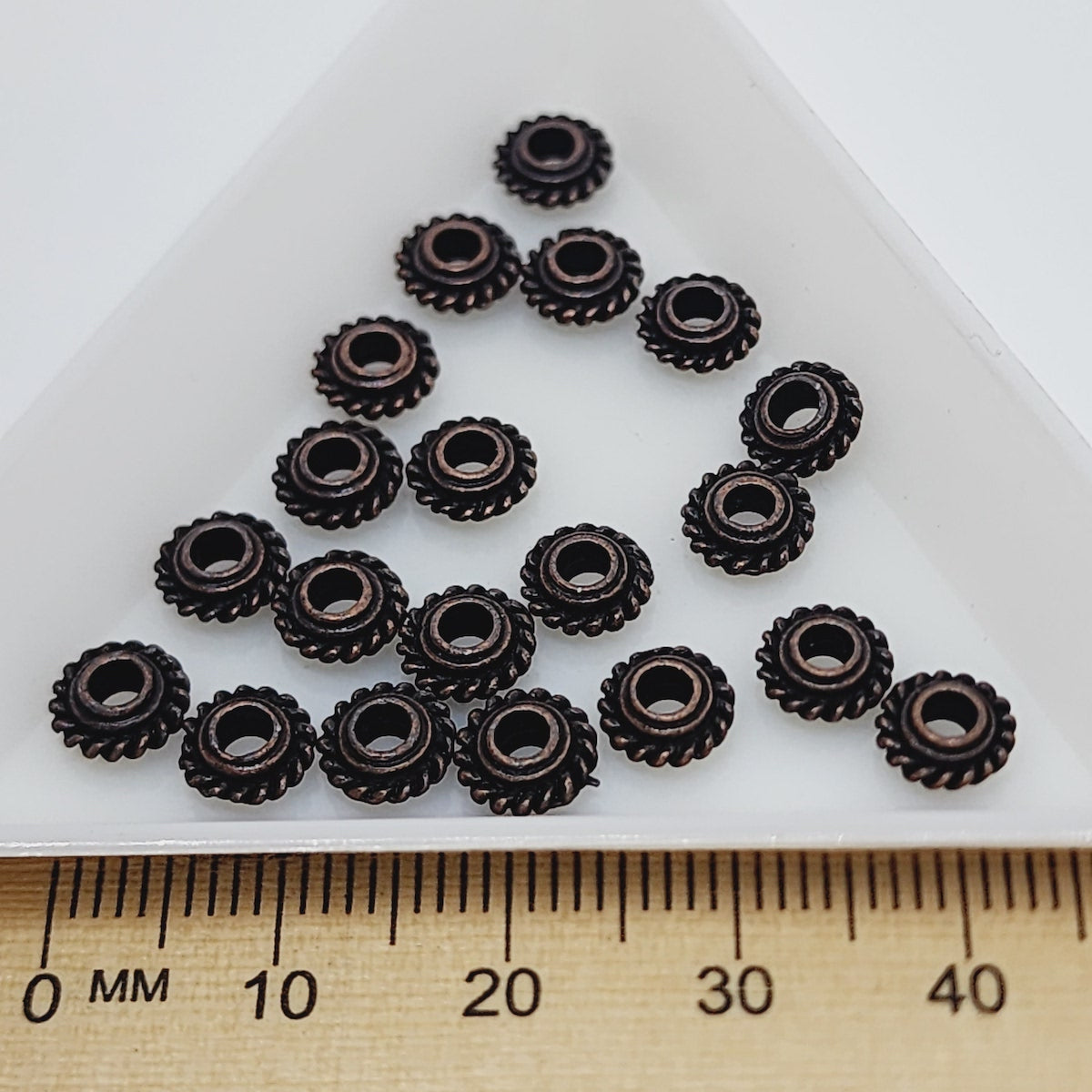 3x6mm Rondelle (20) - Ancient Gold