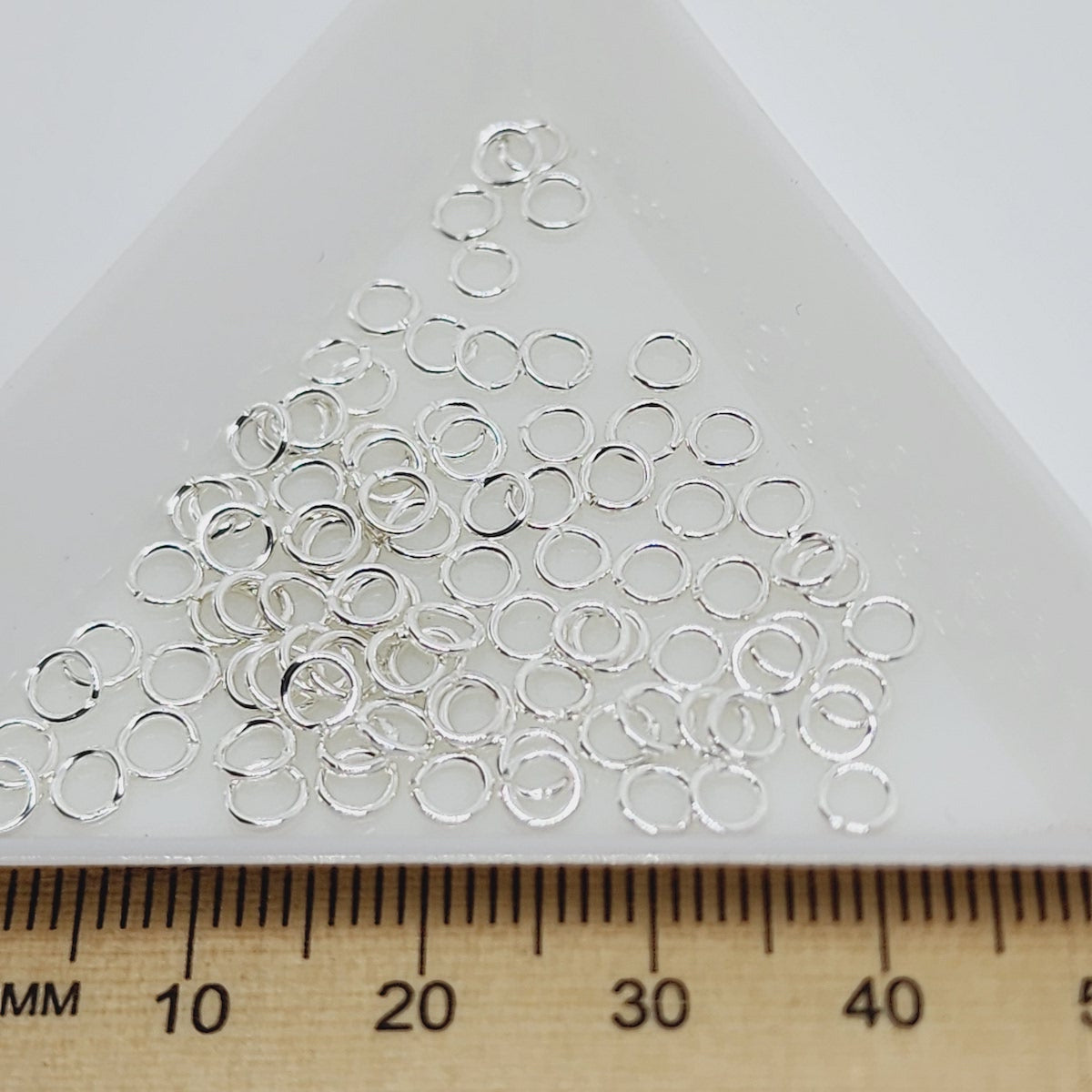 4mm Jumprings (100) - Silver