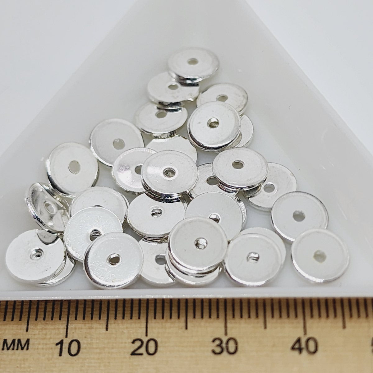 8mm Washers (50) - Silver
