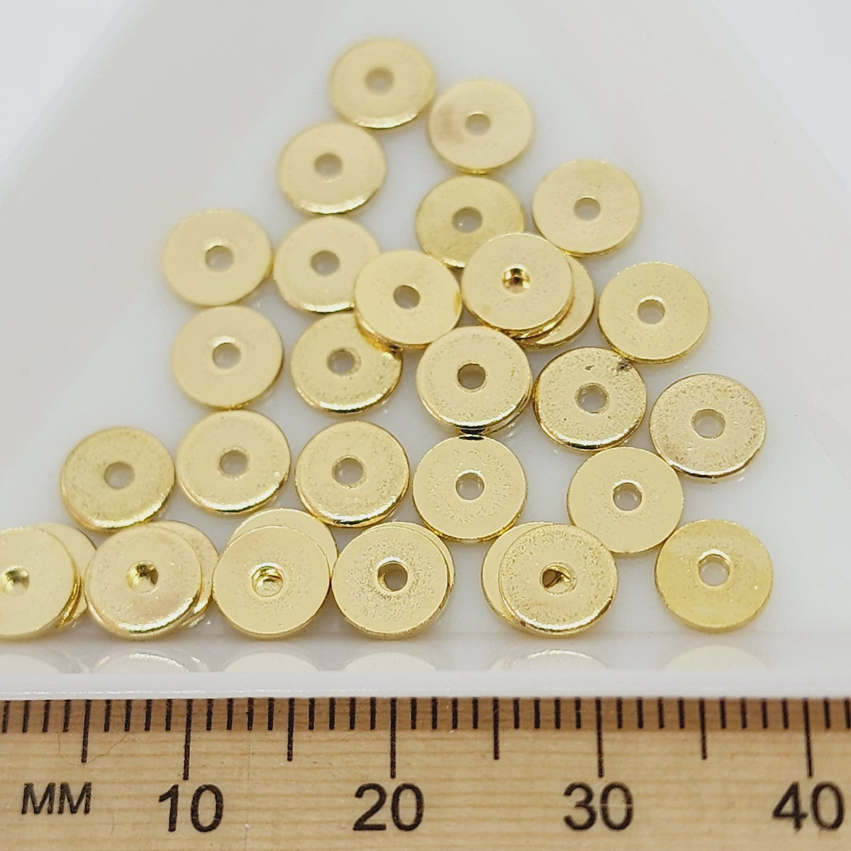 6mm Washers (50) - Gold