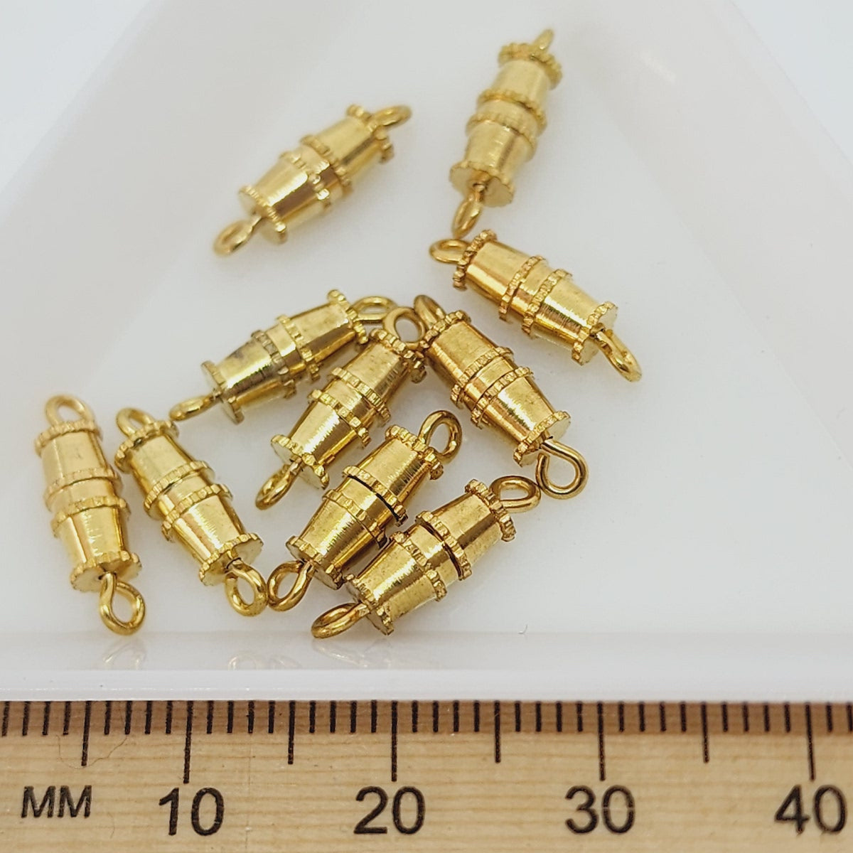 Screw/Barrel Clasps (10) - Gold