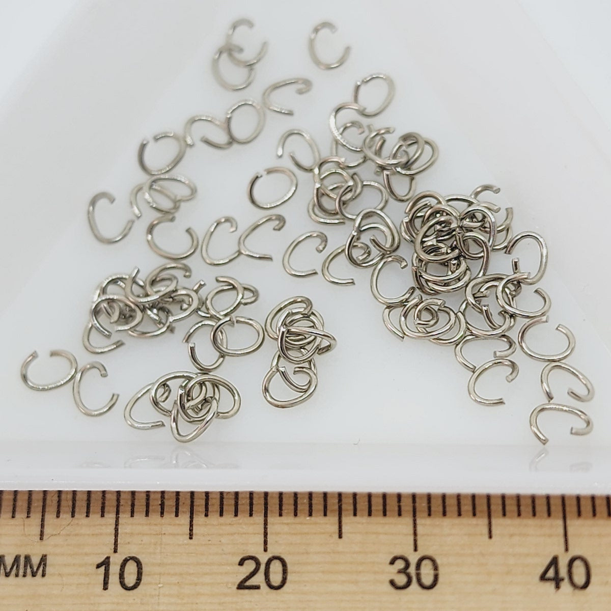4x3mm Oval Jumpring (100) - Nickel