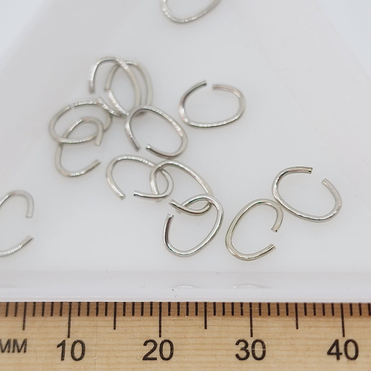 9x6mm Oval Jumpring - Nickel (50)