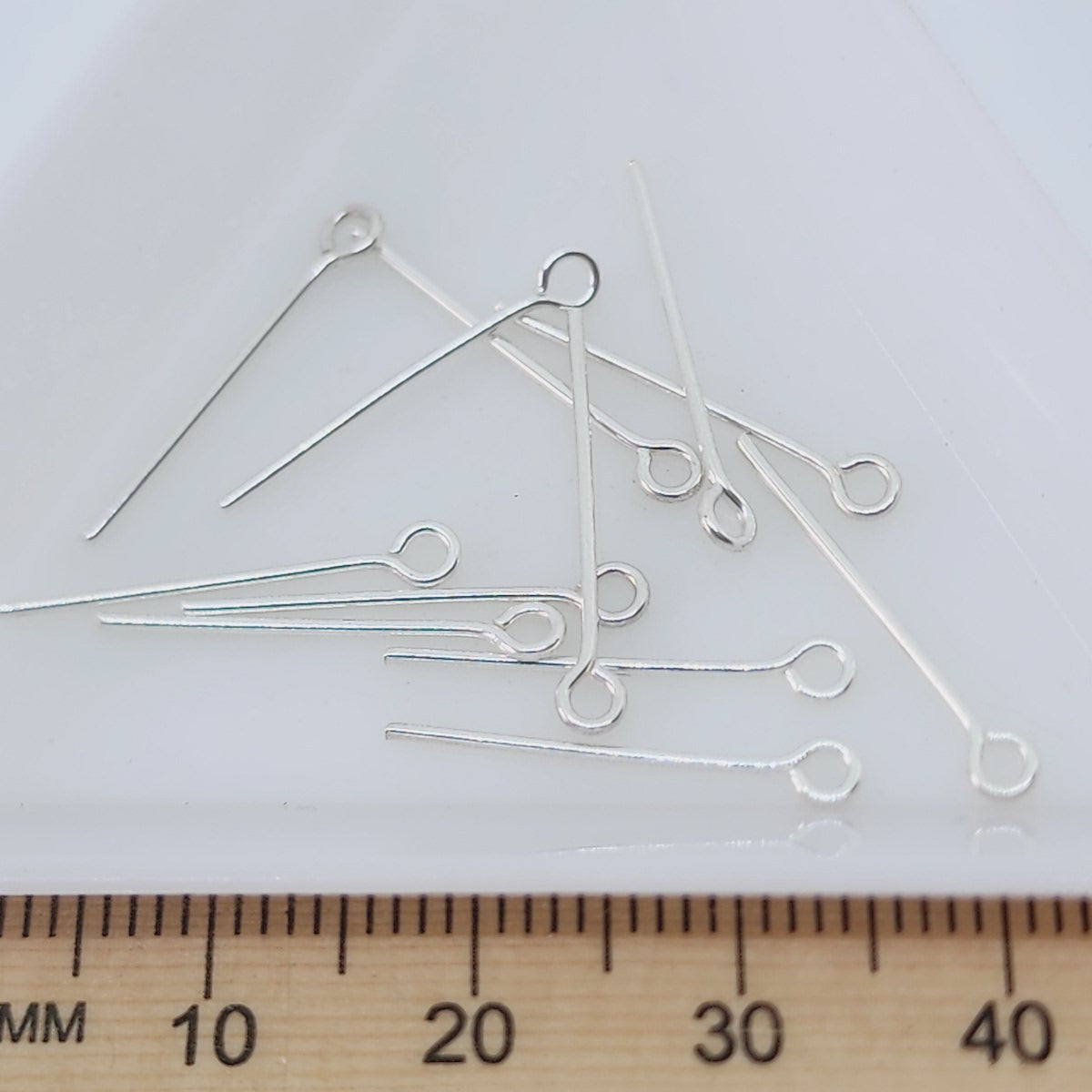 19mm Eyepin - Silver - Bead Shack